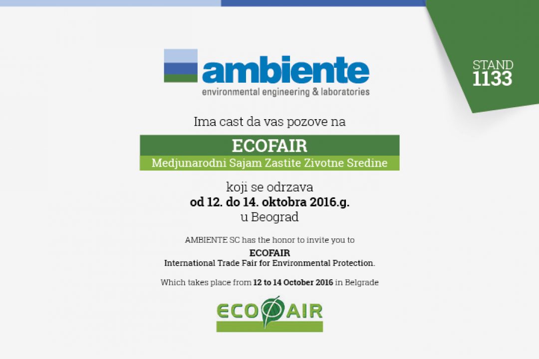 ambiente a ECOFAIR 2016