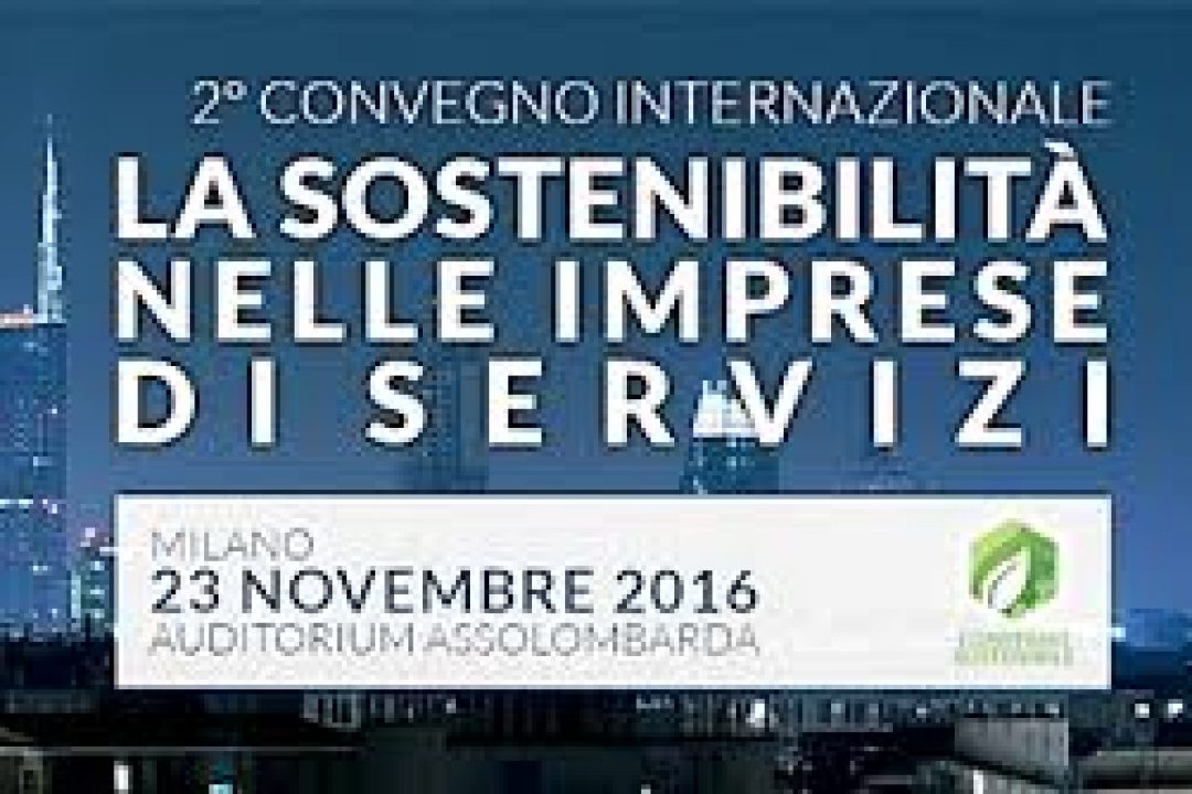 2° convegno internazionale “La sostenibilità nelle imprese di servizi”