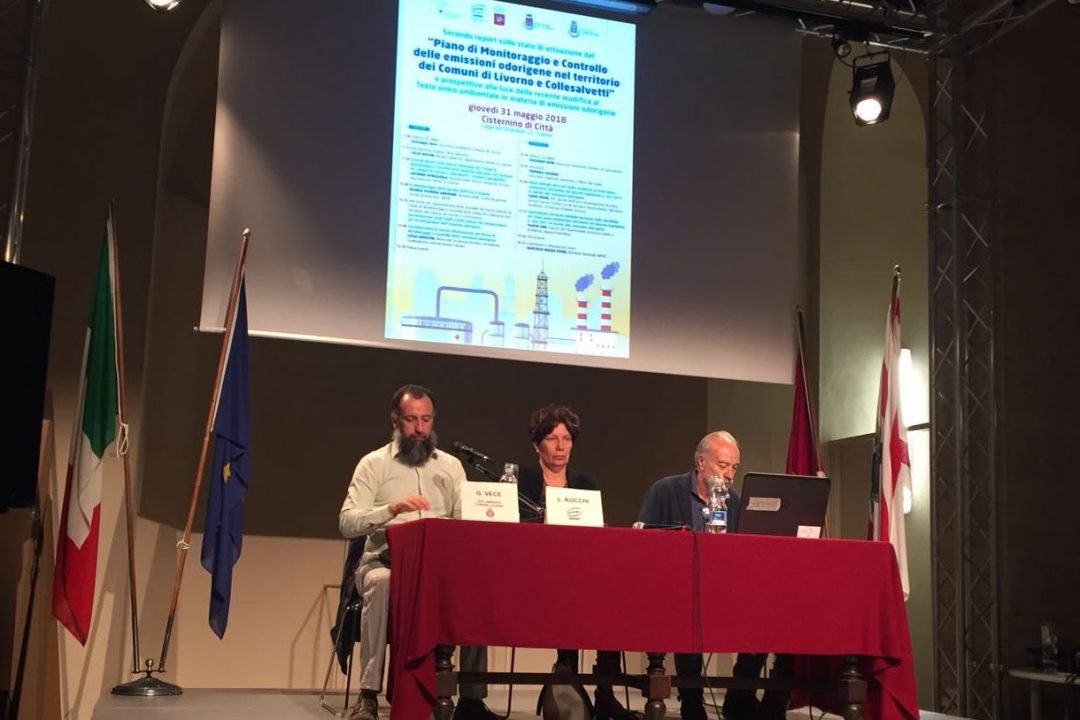 ambiente al secondo report su Piano Monitoraggio e Controllo emissioni odorigene Comuni Livorno e Collesalvetti
