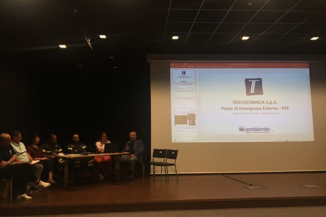 Piano di Emergenza Esterno per la Toscochimica SpA