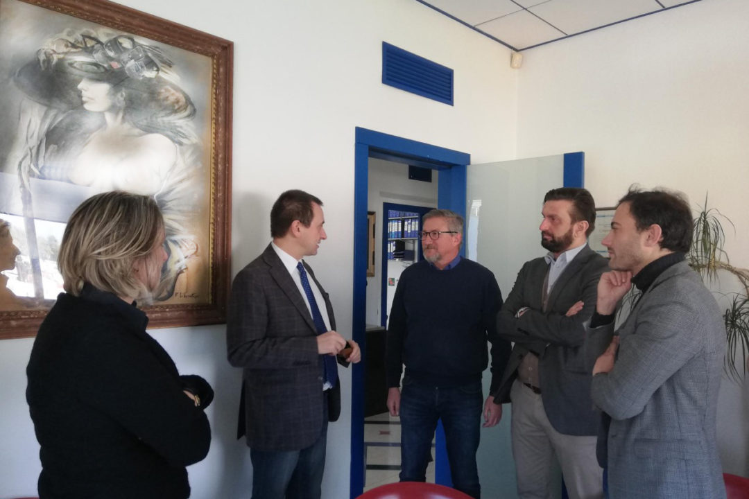 L’On. Rosato,  Vice Presidente della Camera, in visita ad ambiente spa