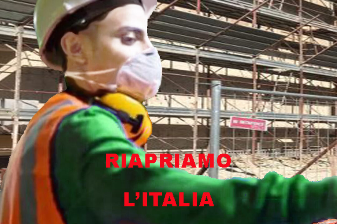 CANTIERI: Protocollo di sicurezza anticontagio nelle fasi di post lockdown