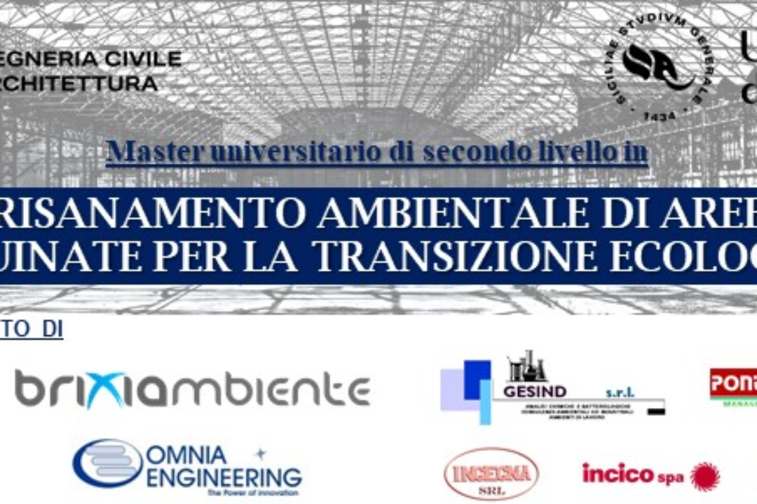 Ancora aperte le iscrizioni al Master in “Risanamento ambientale” dell’Università di Catania
