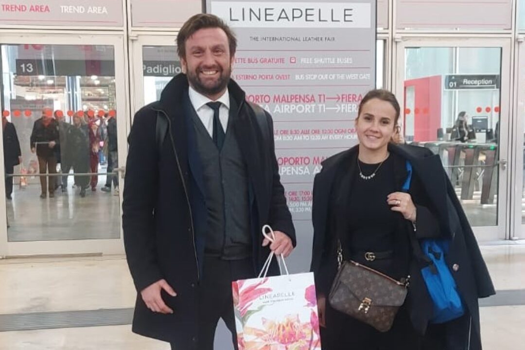 ambiente ha partecipato alla Fiera a Milano Linea Pelle: Mostra internazionale di pelli, accessori, componenti, tessuti, sintetici e modelli.